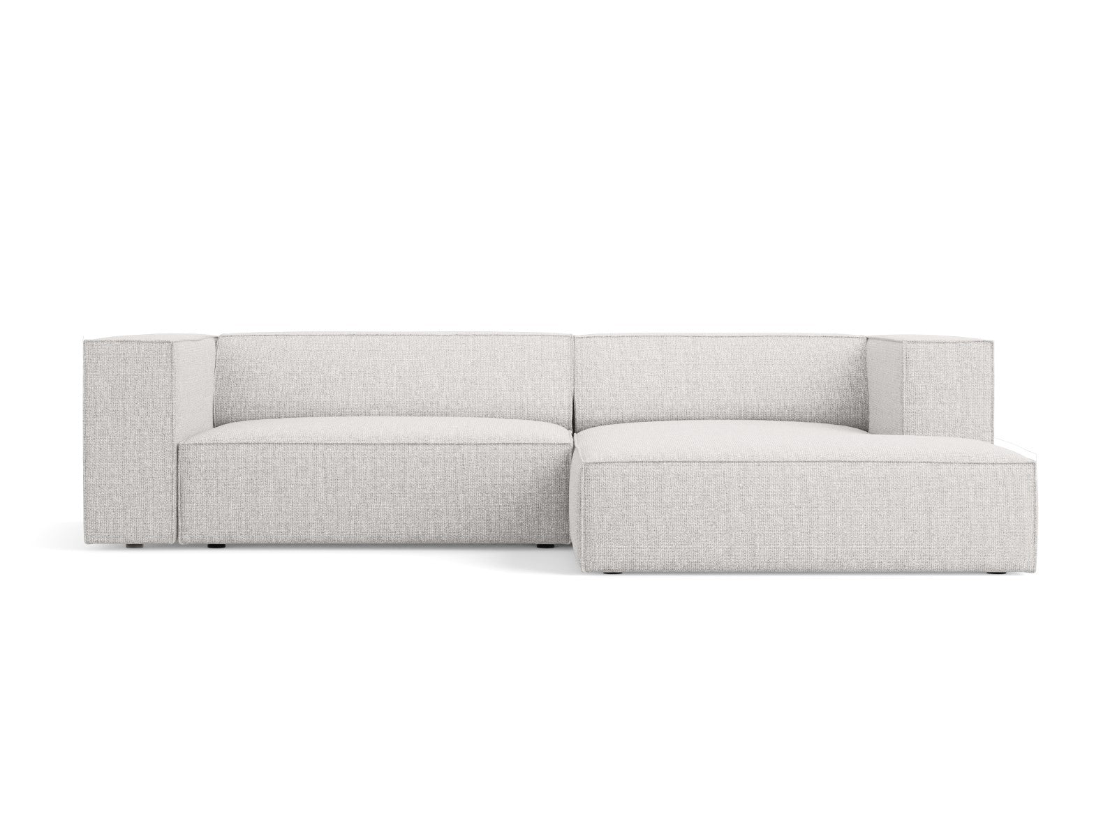 Cosmopolitan Design rechter hoekbank Arendal 3-zits, chenille, lichtgr