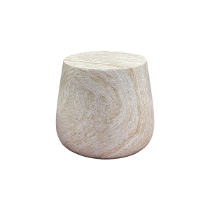 Artichok Dorus Ronde Bijzettafel – Beige – Ø 47.5 x 41 cm