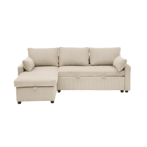 Calicosy – LOUISON 3-zits slaapbank – Beige – 219x147x84 cm Calicosy – LOUISON 3-zits slaapbank – Beige – 219x147x84 cm