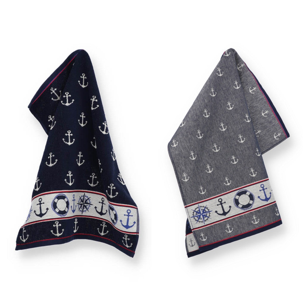 Luxe Keukendoek en Theedoek Maritime Donkerblauw - Bunzlau Castle - 10