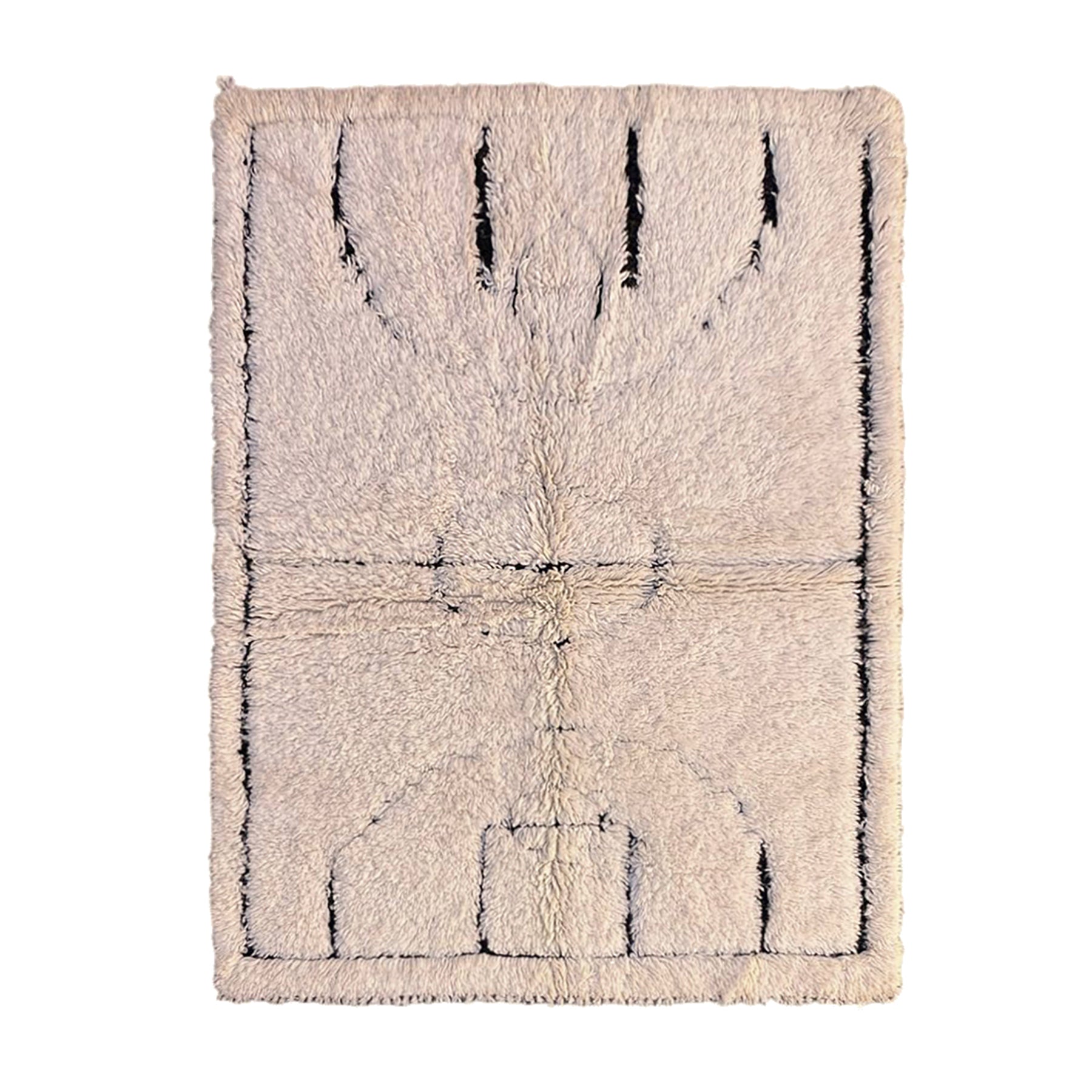 AFK Living vloerkleed Berber - handgemaakt - Wol - 148 x 200 cm