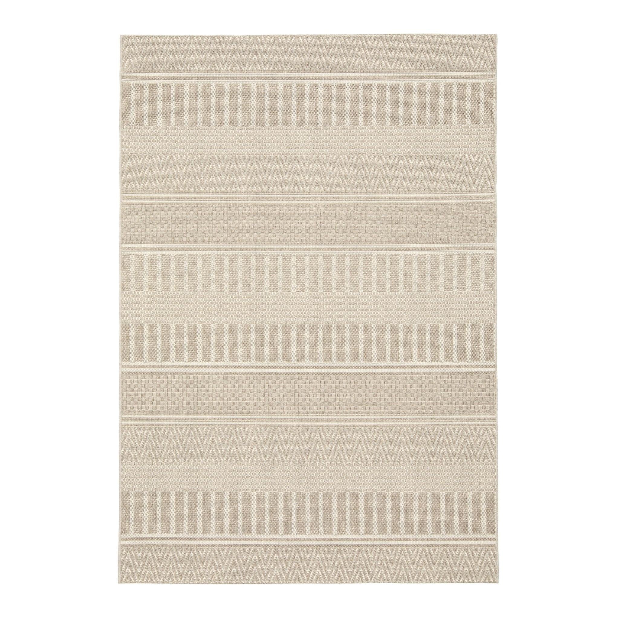 AFK Living vloerkleed Maasai - voor binnen en buiten - beige - 200 x 2