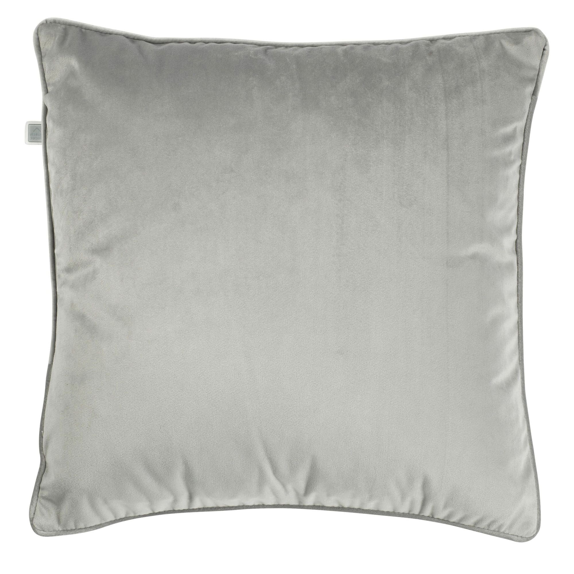 FINN - Sierkussen 45x45 cm - velvet - effen kleur - Micro Chip - licht