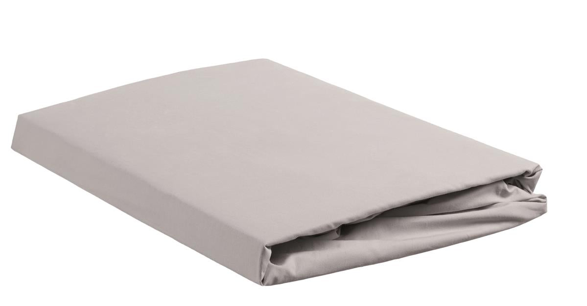 Beddinghouse - Percale katoen - Hoeslaken - 180x200 cm - Licht grijs