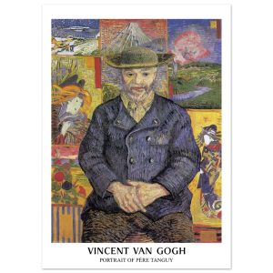 Artfulprints Poster Vincent van Gogh – Portrait of Père Tanguy – 50×70 Artfulprints Poster Vincent van Gogh – Portrait of Père Tanguy – 50×70