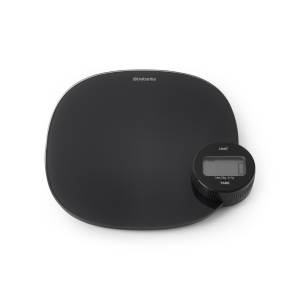 Brabantia Tasty+ Keukenweegschaal met dynamo, digitaal – Dark Grey Brabantia Tasty+ Keukenweegschaal met dynamo, digitaal – Dark Grey