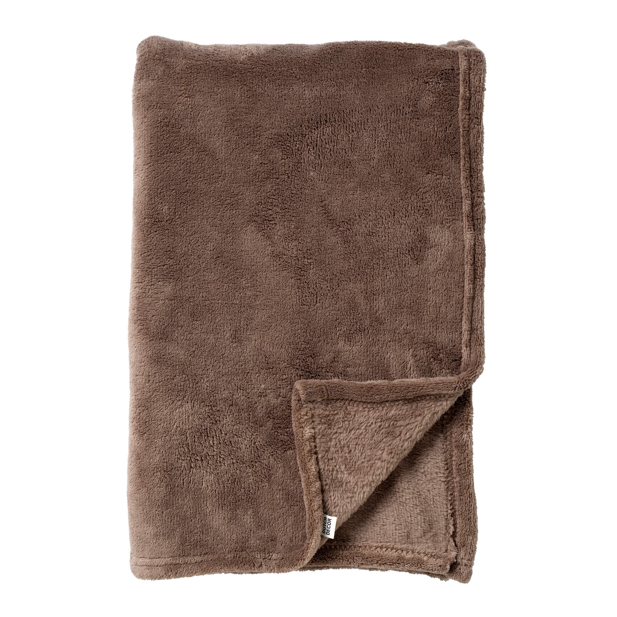 HARVEY - Plaid 150x200 cm - superzachte deken van fleece - Driftwood -