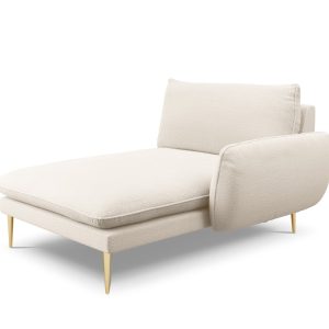Cosmopolitan Design rechter chaise longue Vienna boucle, beige – 170×1