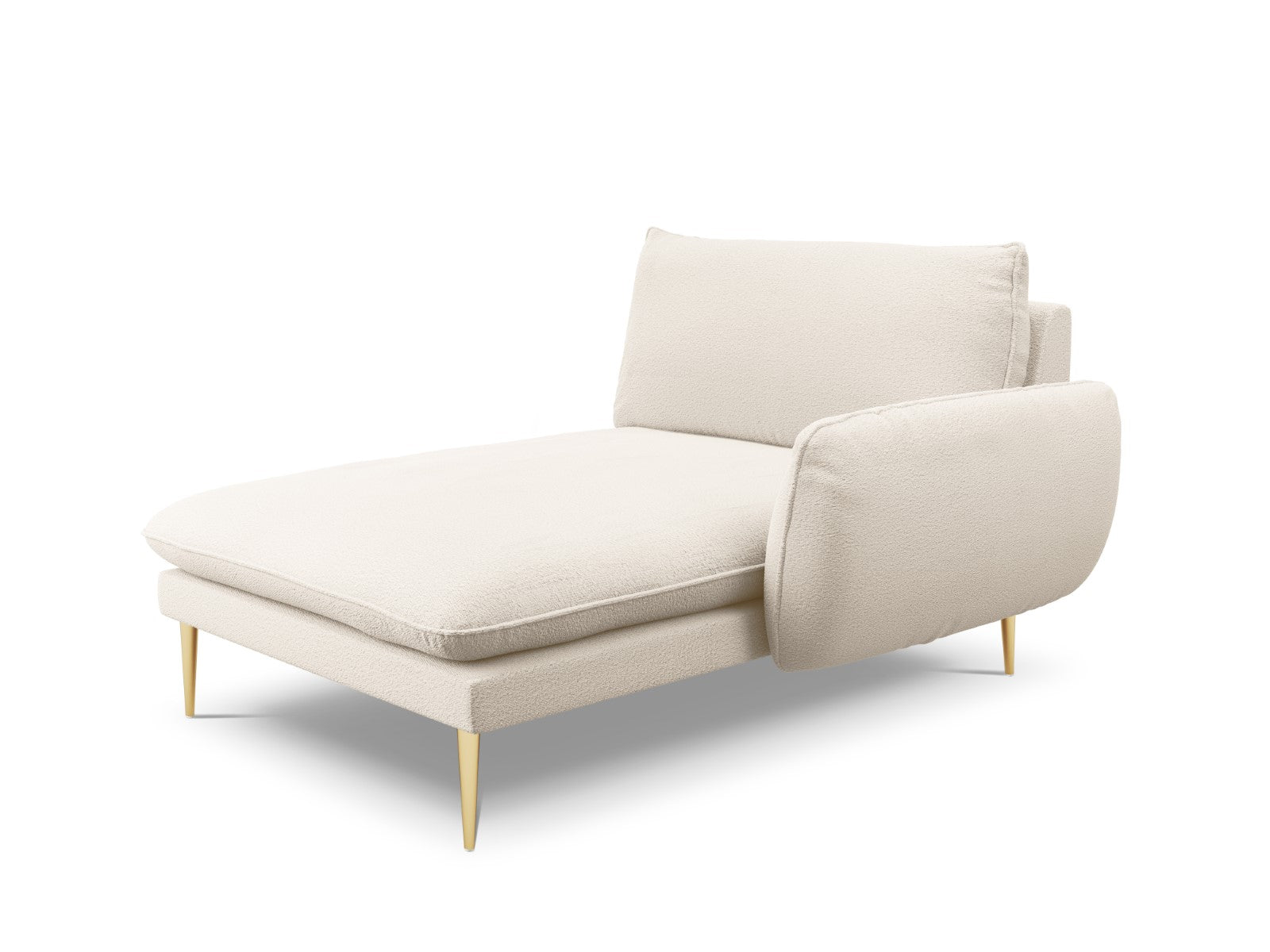Cosmopolitan Design rechter chaise longue Vienna boucle, beige - 170x1