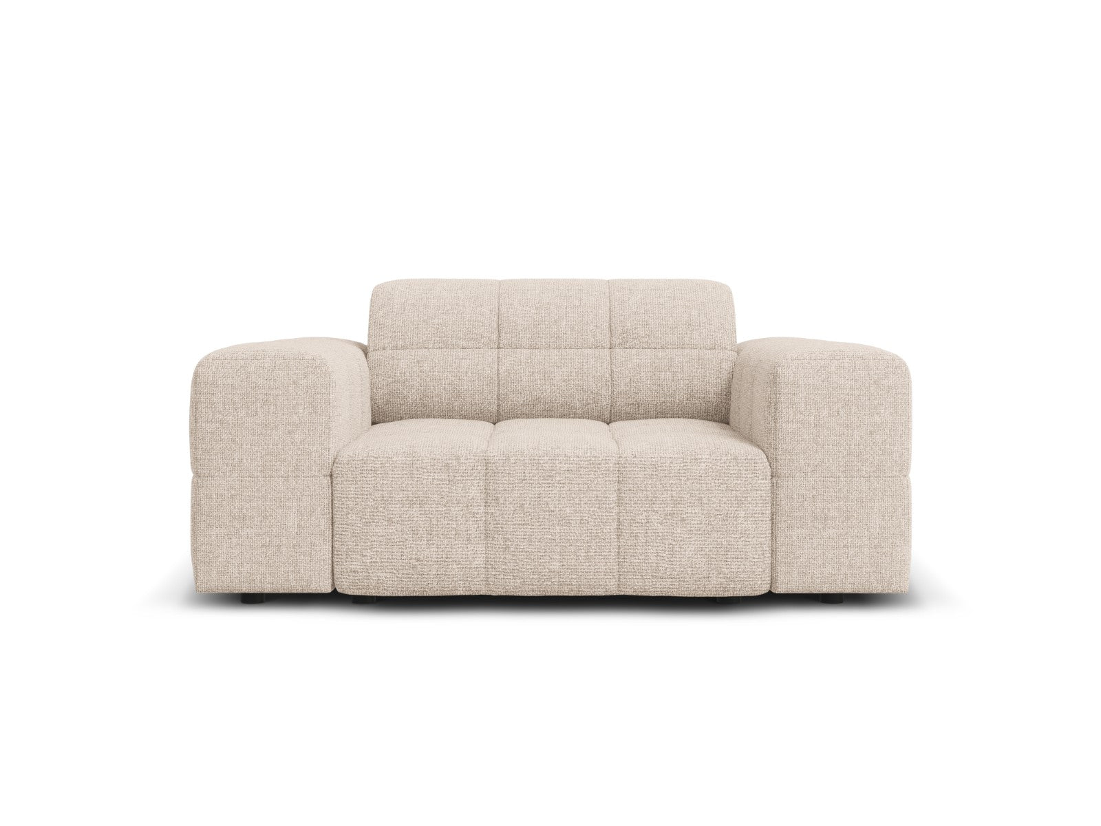 Cosmopolitan Design Fauteuil Chicago chenille beige - 102x132x78cm