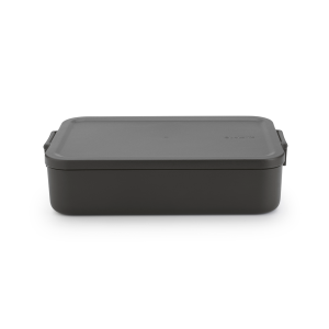 Brabantia Make & Take Bento Lunchbox, large, kunststof – Dark Grey Brabantia Make & Take Bento Lunchbox, large, kunststof – Dark Grey