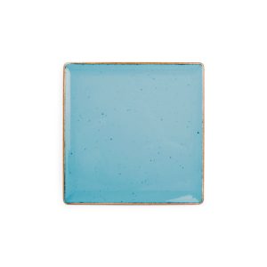 Bonbistro – Plat bord 20,5×20,5cm blauw Collect – Set van 6 Bonbistro – Plat bord 20,5×20,5cm blauw Collect – Set van 6