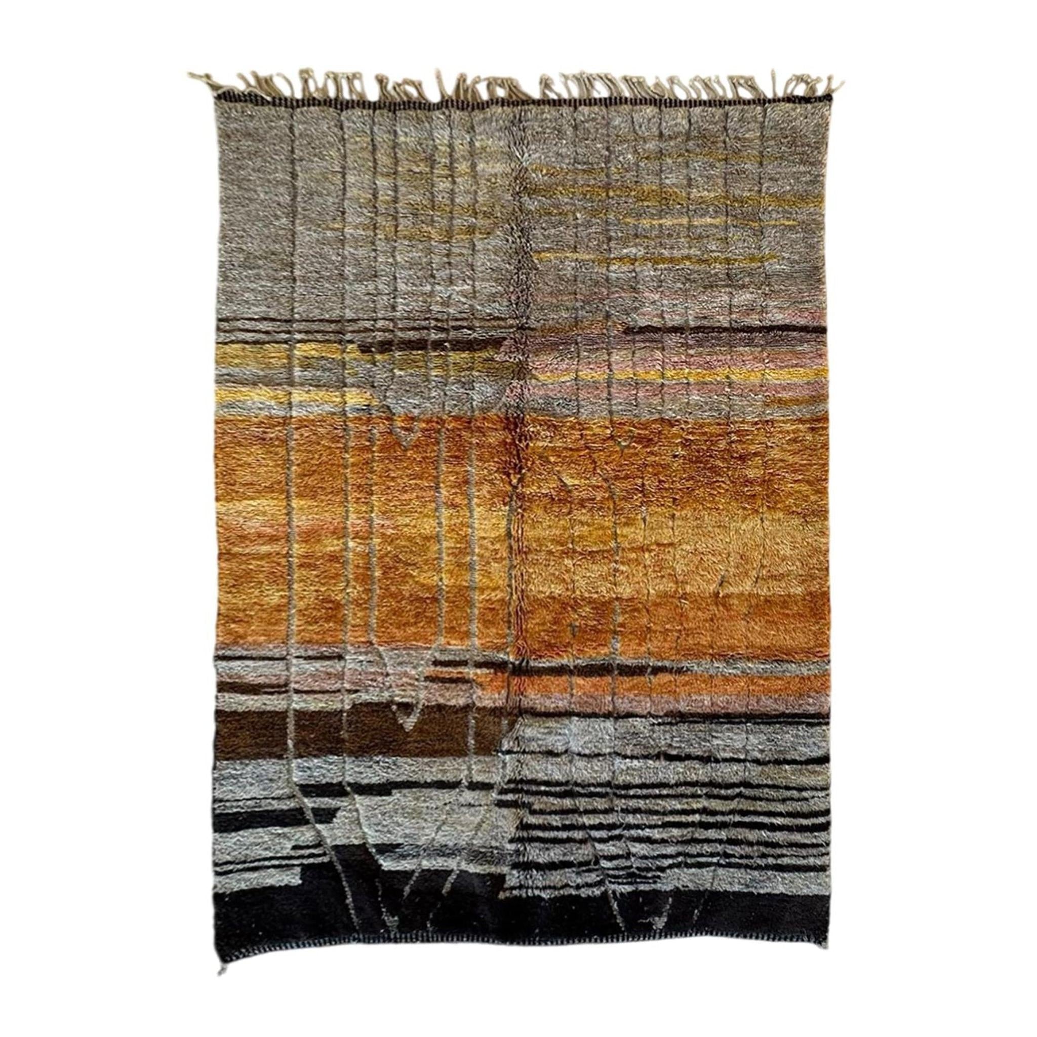 AFK Living vloerkleed Berber - handgemaakt - Wol - 215 x 322 cm