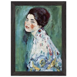 Artfulprints Poster met Lijst Gustav Klimt – Portrait of a lady – A4 2 Artfulprints Poster met Lijst Gustav Klimt – Portrait of a lady – A4 2
