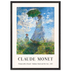 Artfulprints Poster met Lijst Claude Monet – Women with a parasol – 50 Artfulprints Poster met Lijst Claude Monet – Women with a parasol – 50