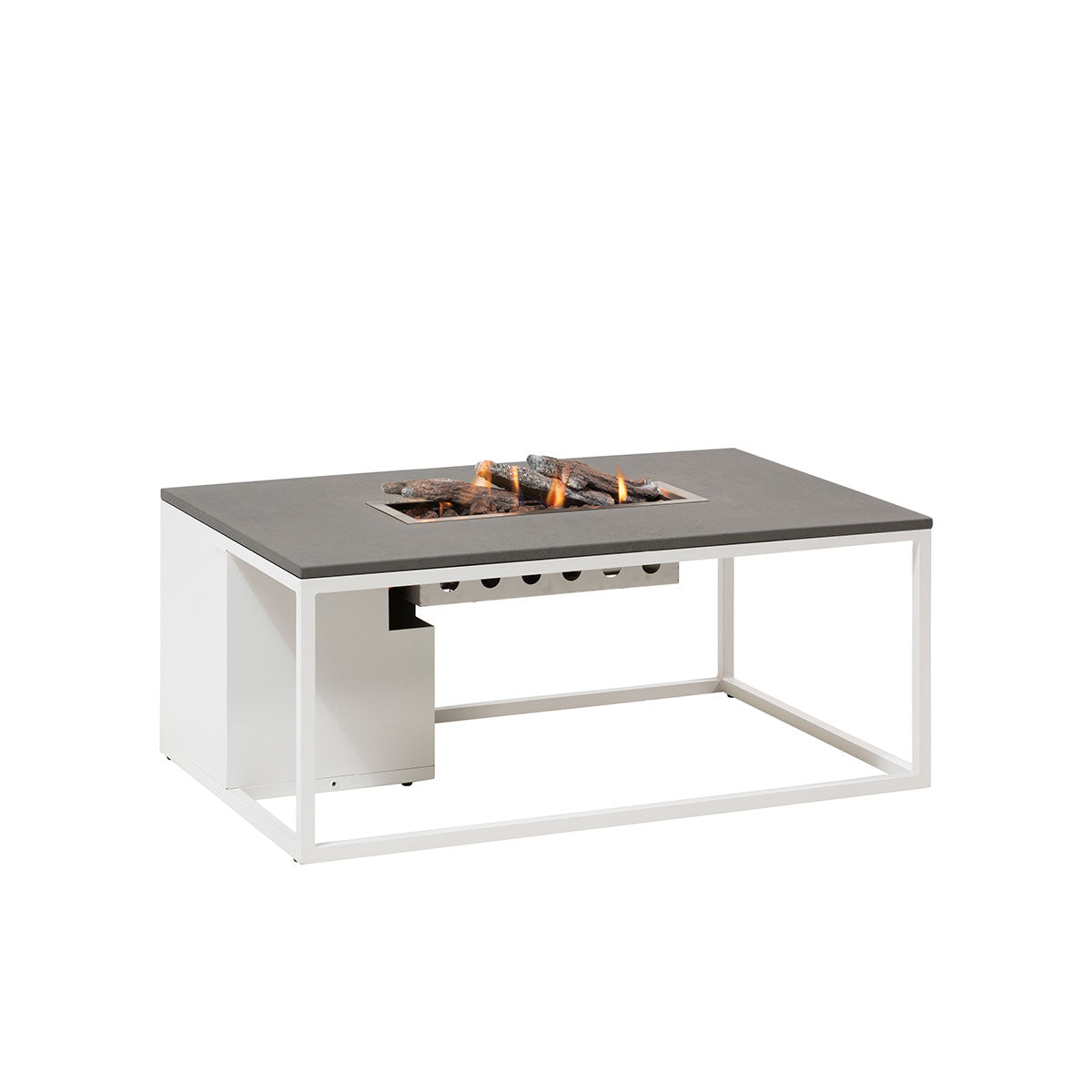 Cosi Fires Cosiloft lounge vuurtafel 120 cm wit - grey top