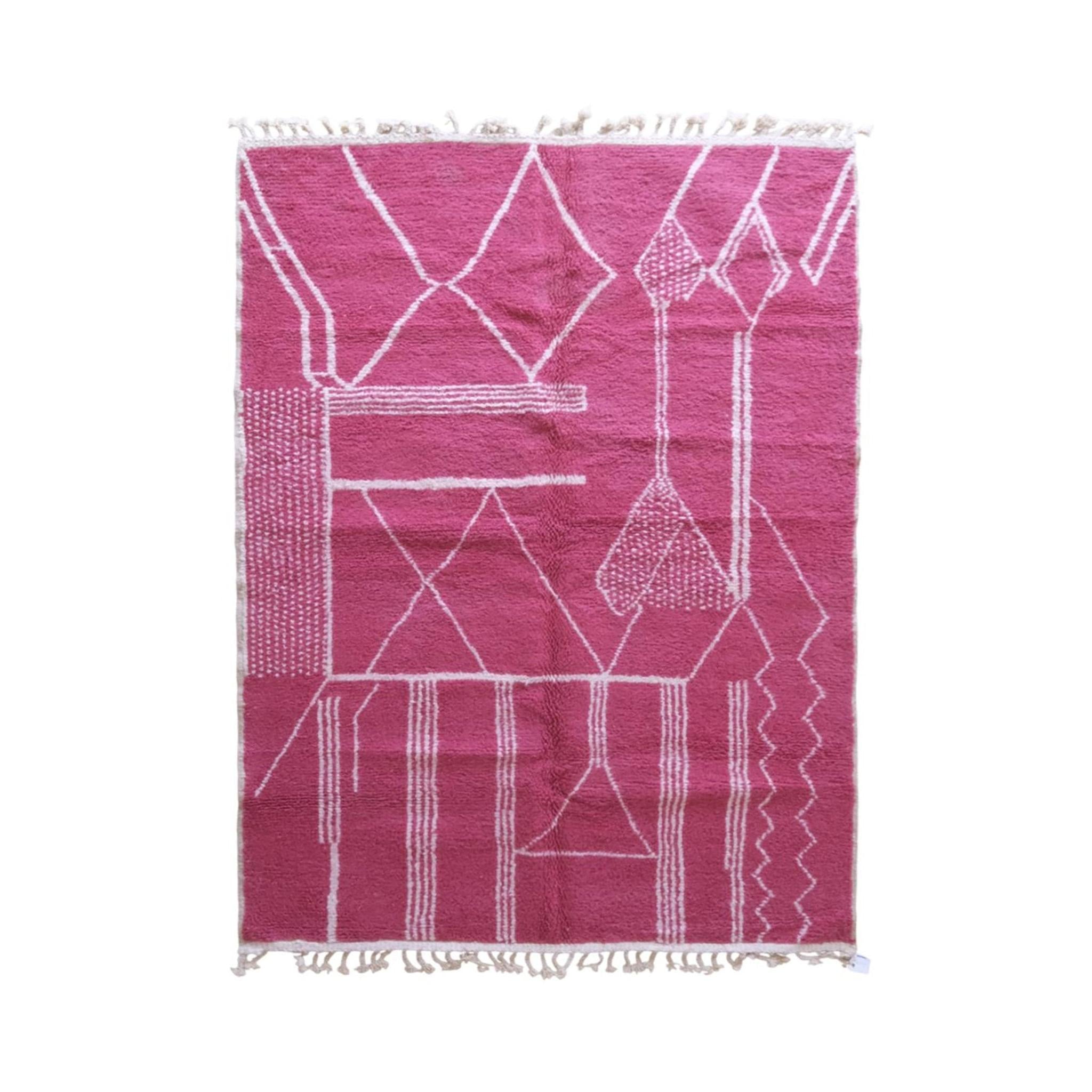 AFK Living vloerkleed Berber - handgemaakt - Wol - 184 x 253 cm
