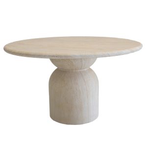 DÉJA Living Tuintafel Djurö – Travertin – Rond – 130x130x76cm DÉJA Living Tuintafel Djurö – Travertin – Rond – 130x130x76cm