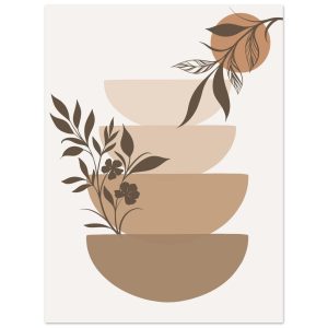 Artfulprints Poster Boho – Botanical stack – 30×40 cm – Bruin Artfulprints Poster Boho – Botanical stack – 30×40 cm – Bruin