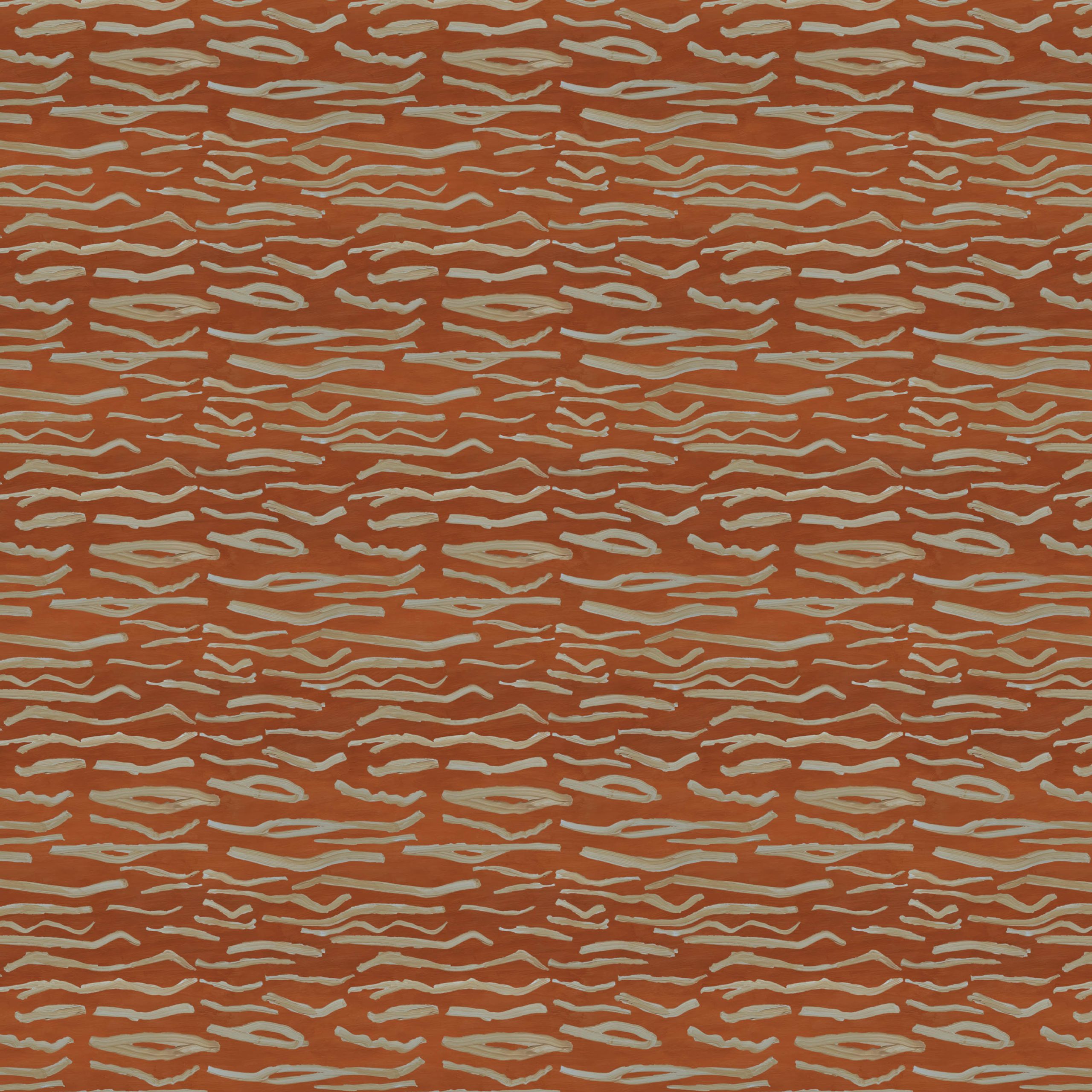 Catchii Behang Animal stripes Rust