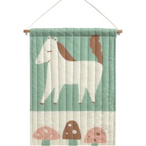 Calma House Muurdecoratie Camp – Meerkleurig – 60×40
