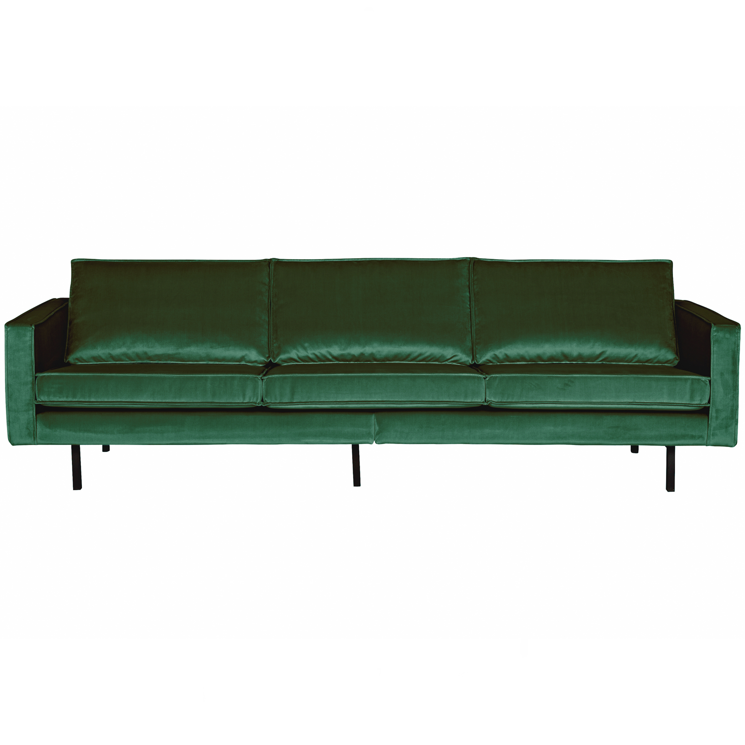 WOOOD 3-zits bank Rodeo - Velvet - Green Forest - 85x277x86