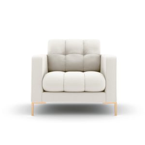 Cosmopolitan Design Fauteuil Bali structurele stof, lichtbeige – 96×87 Cosmopolitan Design Fauteuil Bali structurele stof, lichtbeige – 96×87
