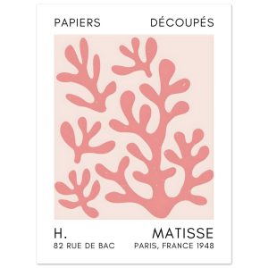 Artfulprints Poster Matisse – Coral shadows taupe – 30×40 cm – Taupe Artfulprints Poster Matisse – Coral shadows taupe – 30×40 cm – Taupe