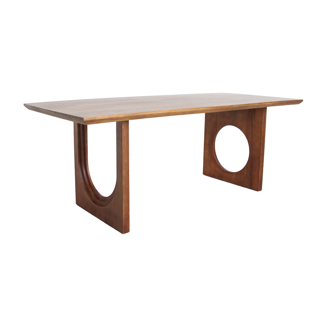 Bullnose Chamfered Mix mangohouten eettafel - 200 cm