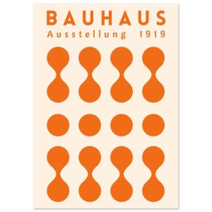 Artfulprints Poster Bauhaus – Ausstellung orange – A4 21×29.7 cm – Ora Artfulprints Poster Bauhaus – Ausstellung orange – A4 21×29.7 cm – Ora
