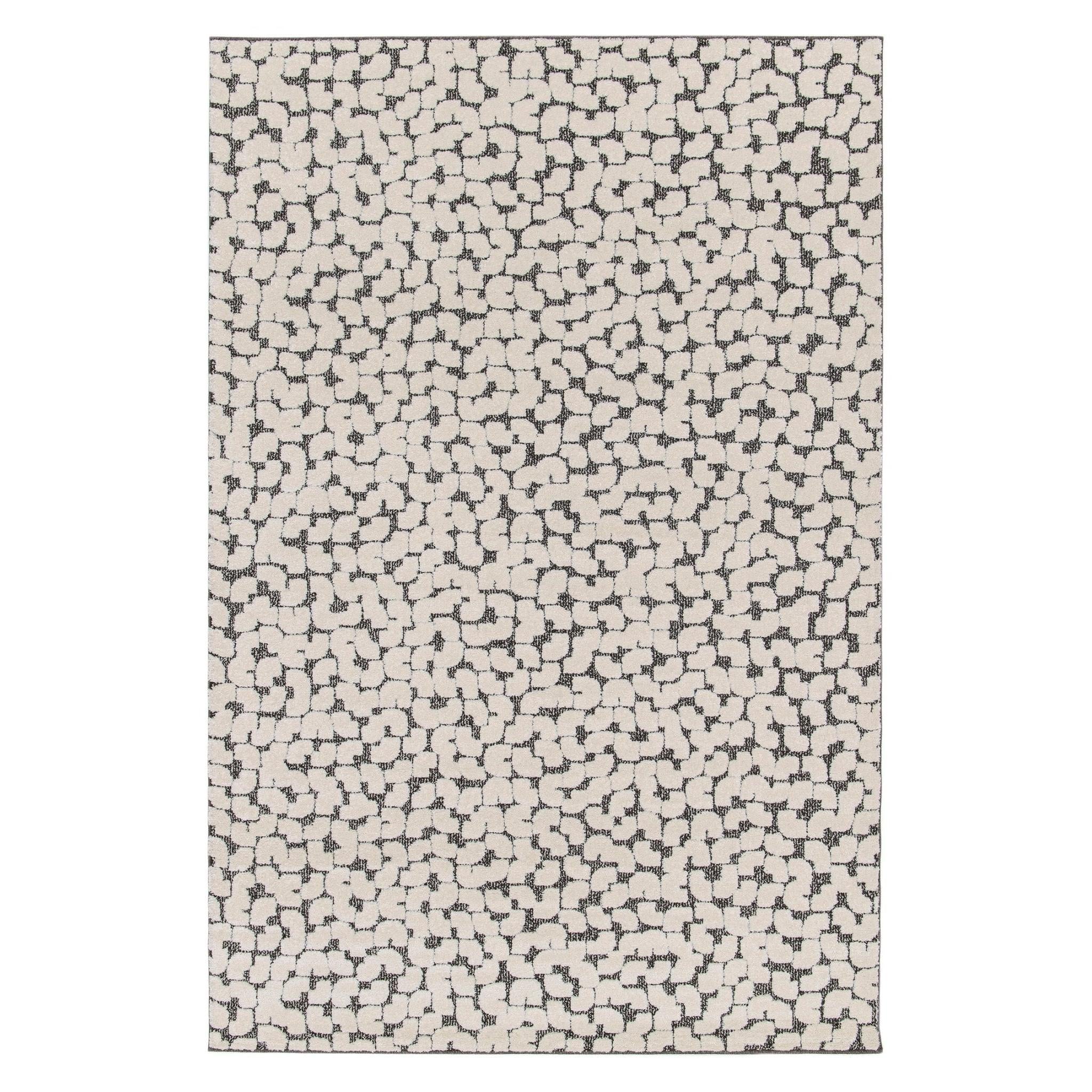 AFK Living vloerkleed Opus - reliëfeffect - grijs - 160 x 230 cm