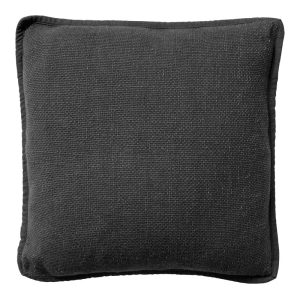BOWIE – kussenhoes 45×45 cm – gewassen katoen – Raven – zwart BOWIE – kussenhoes 45×45 cm – gewassen katoen – Raven – zwart
