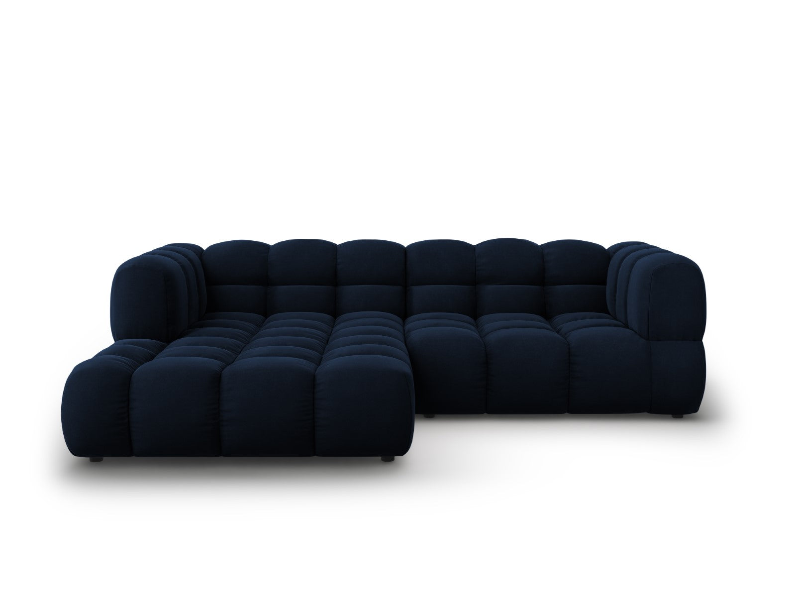 Cosmopolitan Design Modulaire hoekbank links Sky 3-zits, flueel, konin