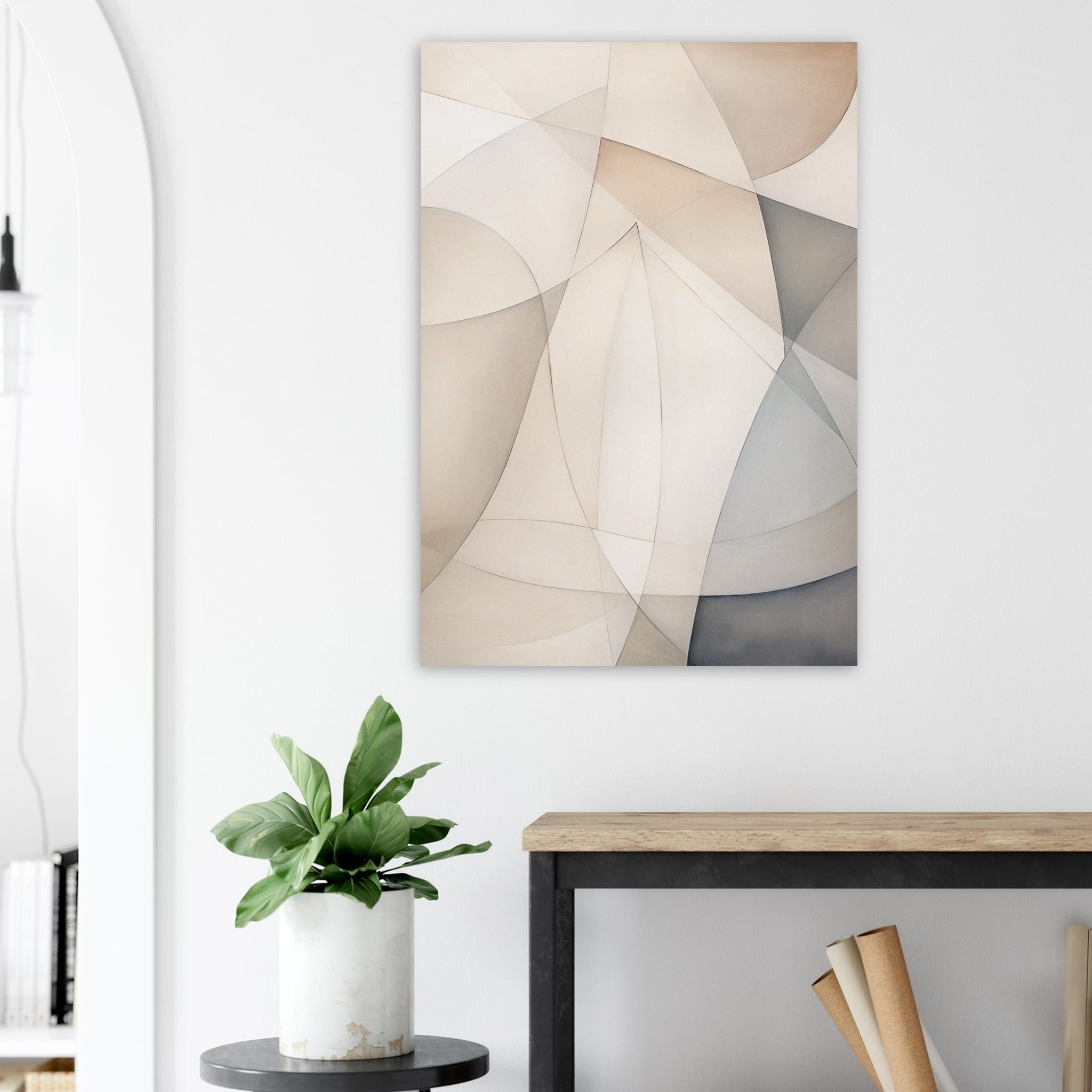 Artfulprints Abstract - Fine lines 4 poster 70x100 cm