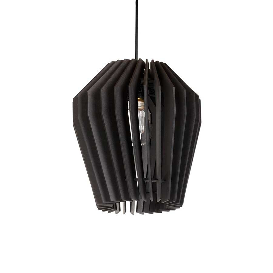 Blij Design hanglamp Corner - 1 lichts - 24 x 135 cm - zwart