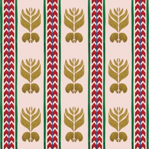 Catchii Behang Ikat Stripes pastel pink Catchii Behang Ikat Stripes pastel pink