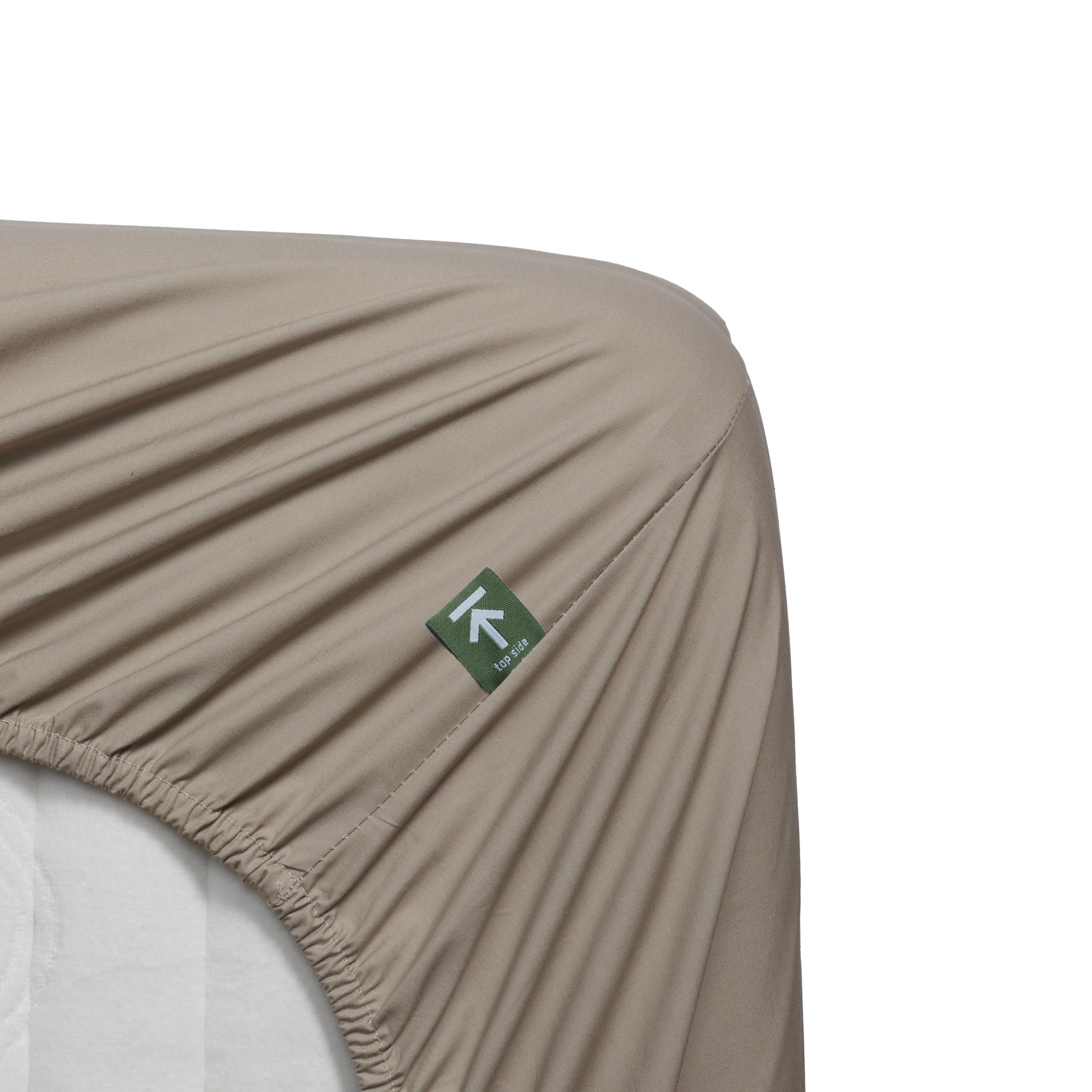 Beddinghouse hoeslaken BH Percale Cotton HL - 180x220 cm - zand