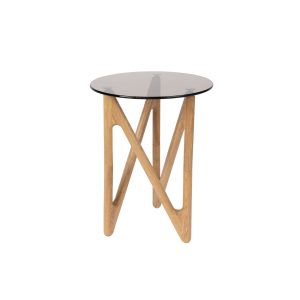 Dutchbone Naia Bijzettafel Rond 40 cm Hout Natural – Transparant Dutchbone Naia Bijzettafel Rond 40 cm Hout Natural – Transparant