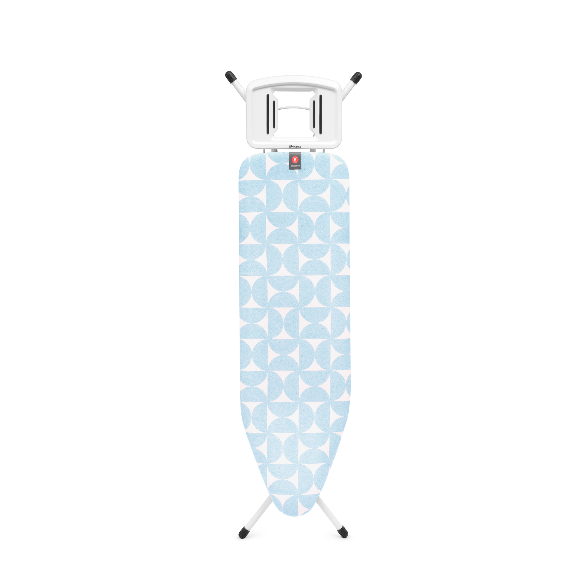 Brabantia Strijkplank B, 124x38 cm, solide strijkerhouder - Fresh Bree