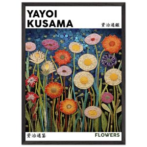 Artfulprints Poster met Lijst Yayoi Kusama – Flowers – 50×70 cm – Meer Artfulprints Poster met Lijst Yayoi Kusama – Flowers – 50×70 cm – Meer