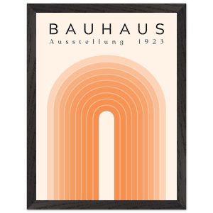 Artfulprints Poster met Lijst Bauhaus – Orange rainbow – 30×40 cm – Or Artfulprints Poster met Lijst Bauhaus – Orange rainbow – 30×40 cm – Or