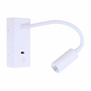 Artdelight wandlamp Easy – 1 lichts – 30 x 14 cm – wit Artdelight wandlamp Easy – 1 lichts – 30 x 14 cm – wit