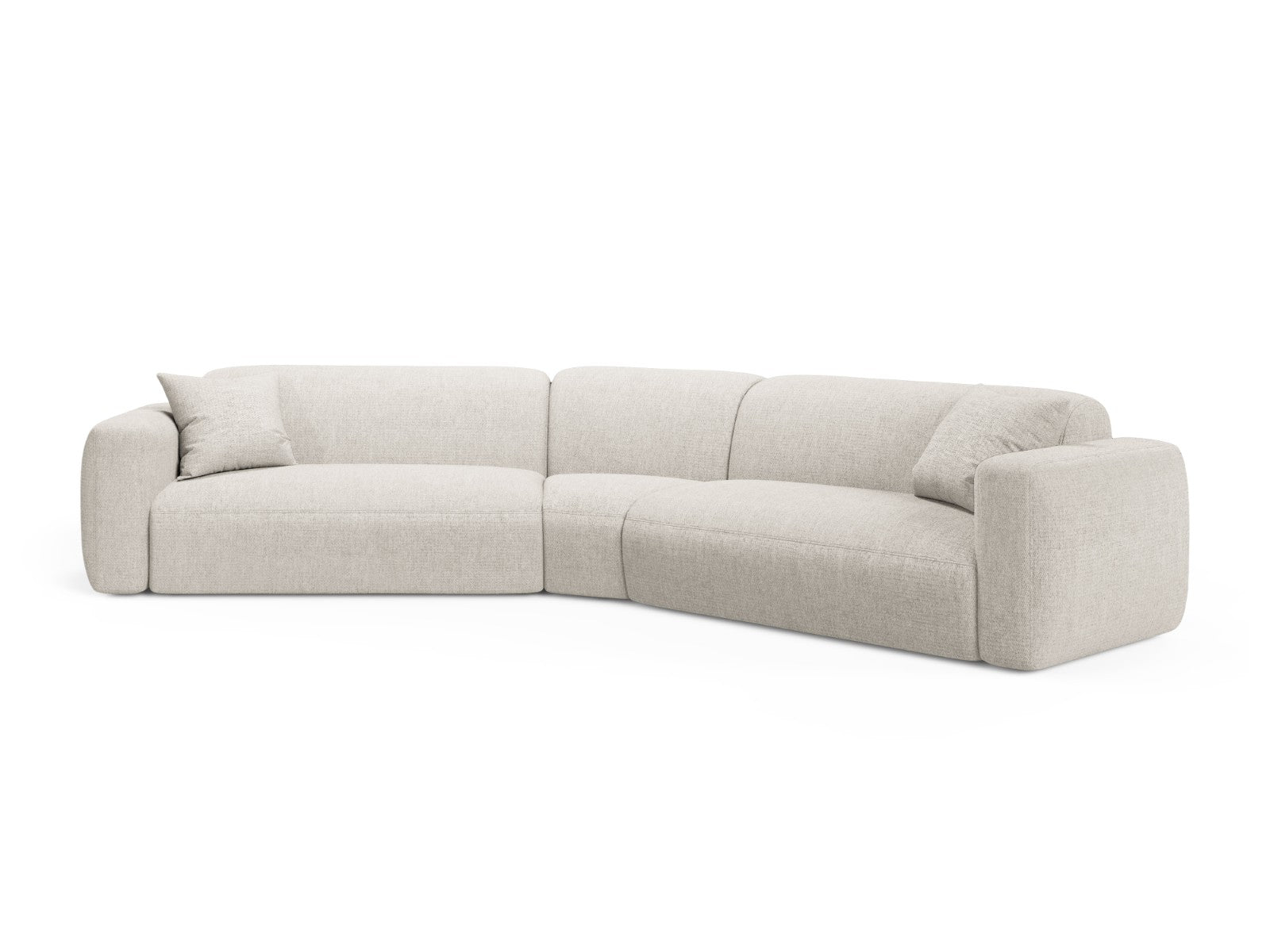 Cosmopolitan Design Symmetrische modulaire hoekbank Strino 3-zits, str