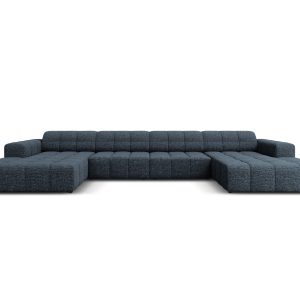 Cosmopolitan Design Panoramische bank Chicago 6-zits, chenille konings Cosmopolitan Design Panoramische bank Chicago 6-zits, chenille konings