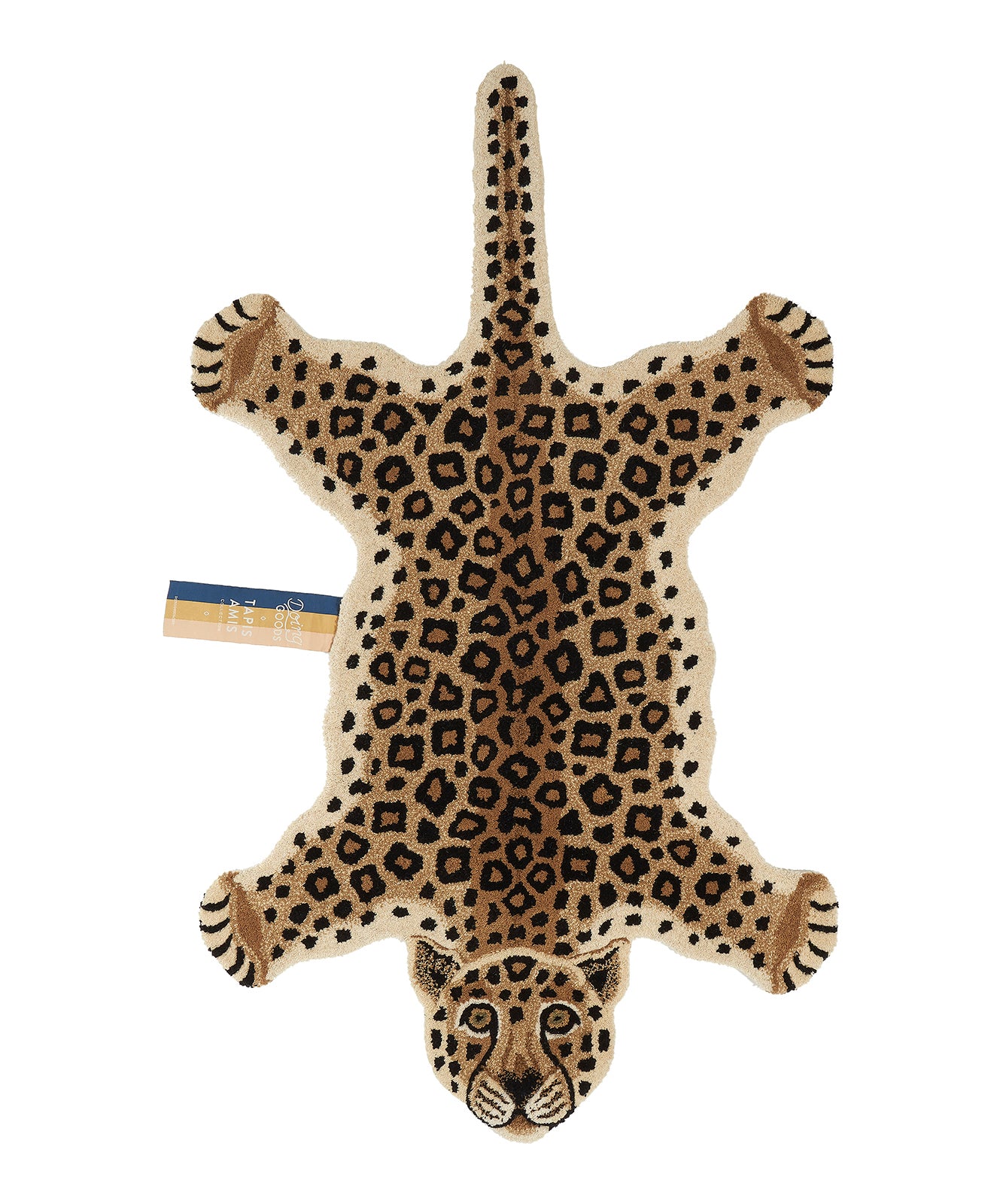 Doing Goods Loony Luipaard Vloerkleed - Groot 150 x 90 x 2 cm - 100% w