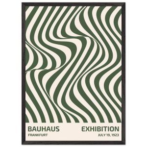 Artfulprints Poster met Lijst Bauhaus – Exhibition Frankfurt green – 5 Artfulprints Poster met Lijst Bauhaus – Exhibition Frankfurt green – 5