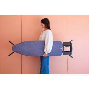 Brabantia Strijkplank B, 124×38 cm, solide strijkerhouder – Denim Blue Brabantia Strijkplank B, 124×38 cm, solide strijkerhouder – Denim Blue