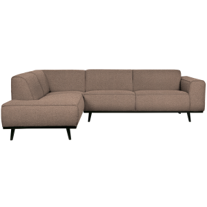 WOOOD hoekbank links Statement – Bouclé – Nougat – 77x274x210 WOOOD hoekbank links Statement – Bouclé – Nougat – 77x274x210