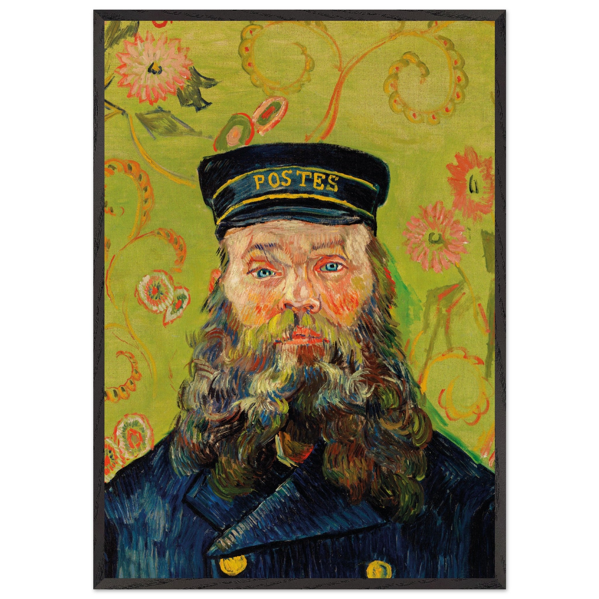 Artfulprints Poster met Lijst Vincent van Gogh - The Postman - 70x100
