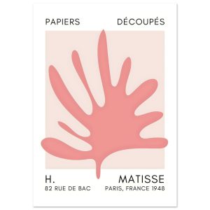 Artfulprints Poster Matisse – Coral drift taupe – A4 21×29.7 cm – Taup Artfulprints Poster Matisse – Coral drift taupe – A4 21×29.7 cm – Taup